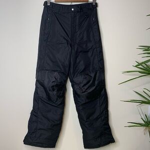 Rugged Bear | Black Insulated Winter Snow Ski Pants 14/16
